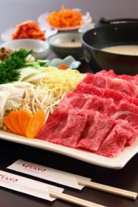 豆乳・牛肉しゃぶしゃぶ